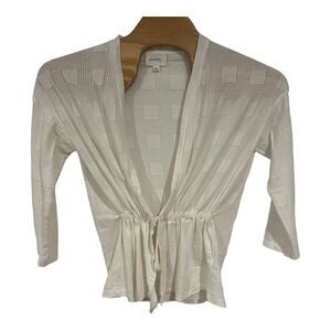 Sita Murt Knit Feeling S.L Mila Fontanals, Women‎ Cardigan Tie Front Sz L 115704
